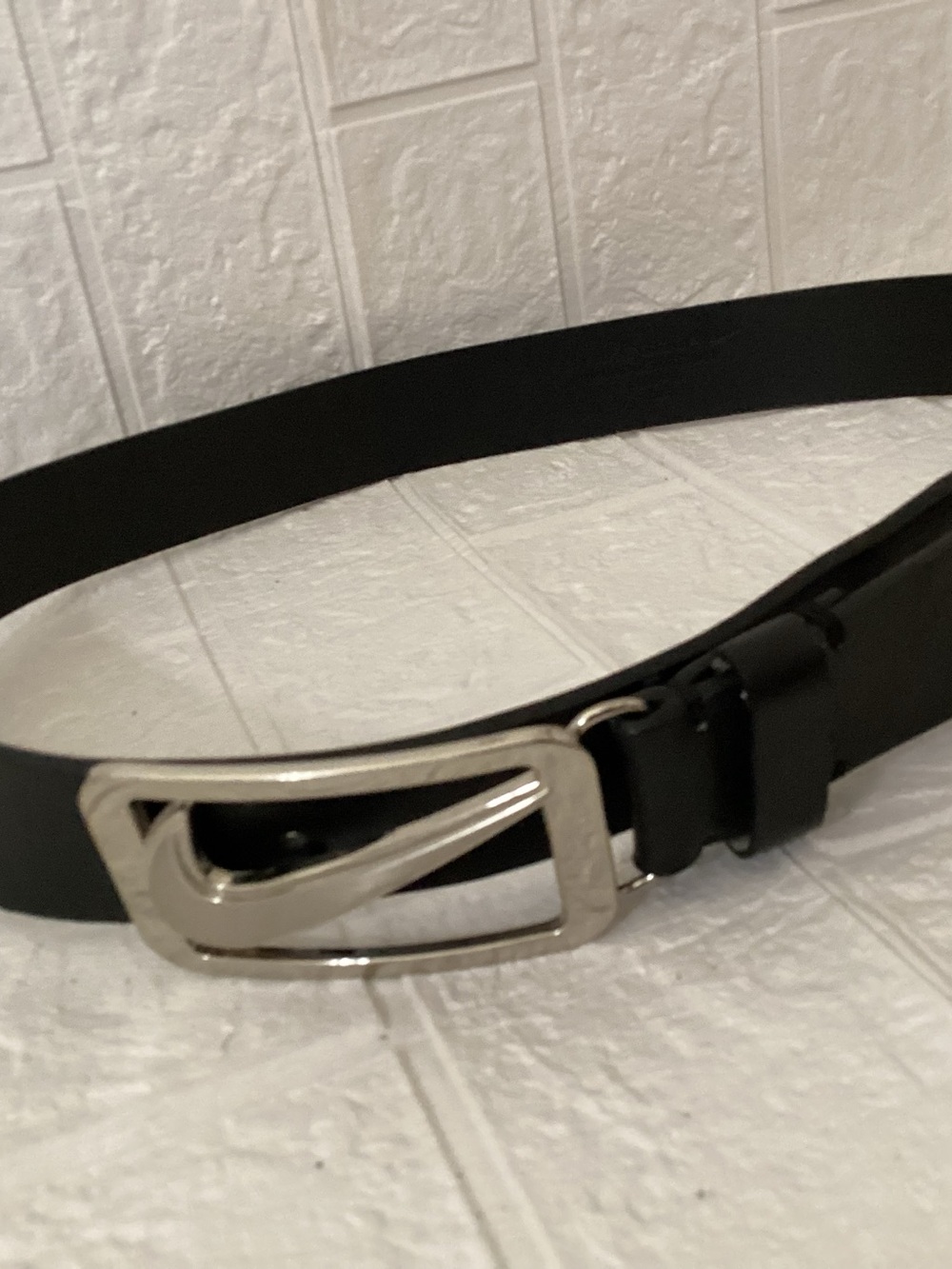 Vintage Nike Golf Grip Tech Leather Belt Size 38